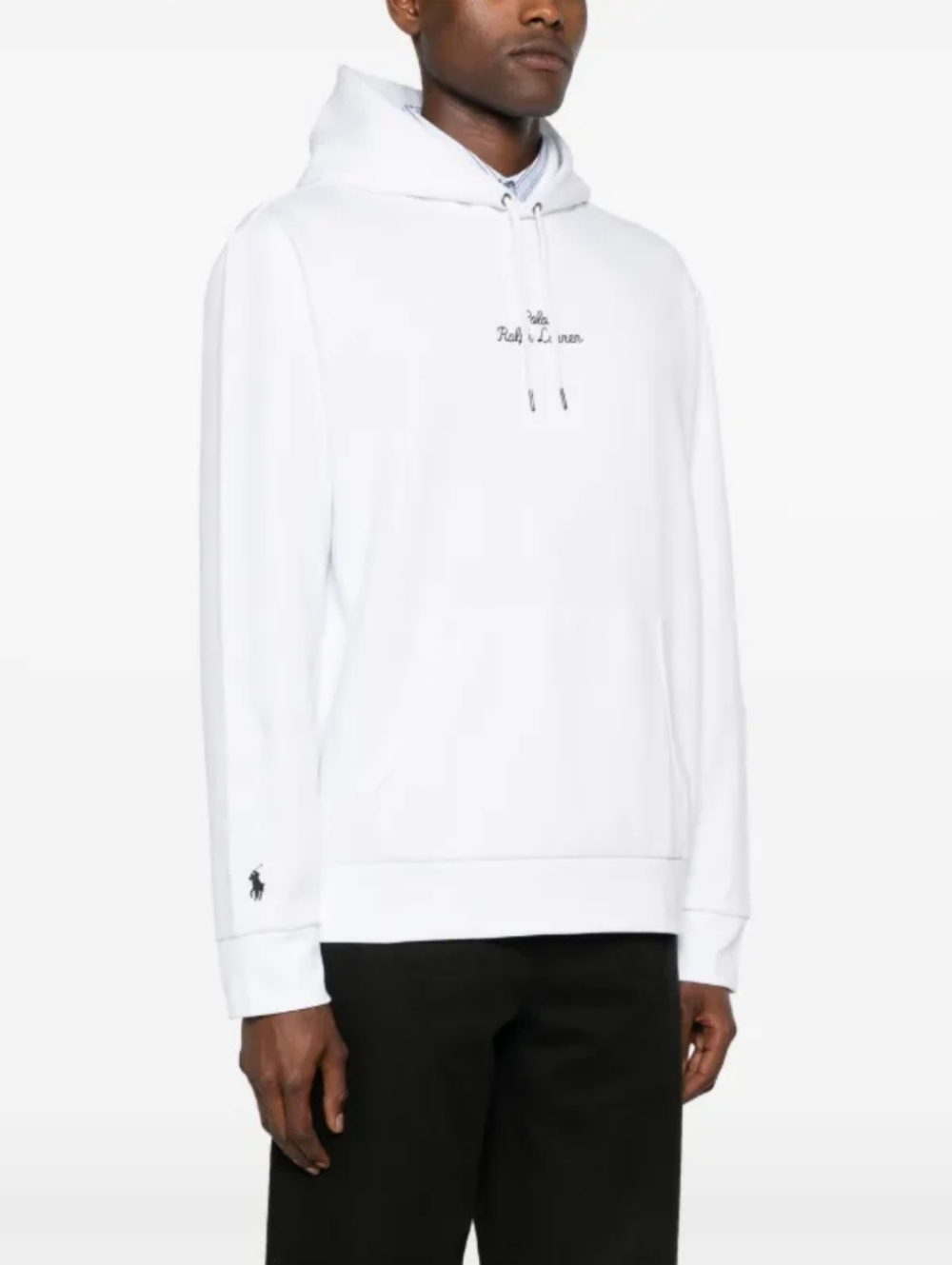 Polo By Ralph Lauren Double Knit Pullover Hoodie L